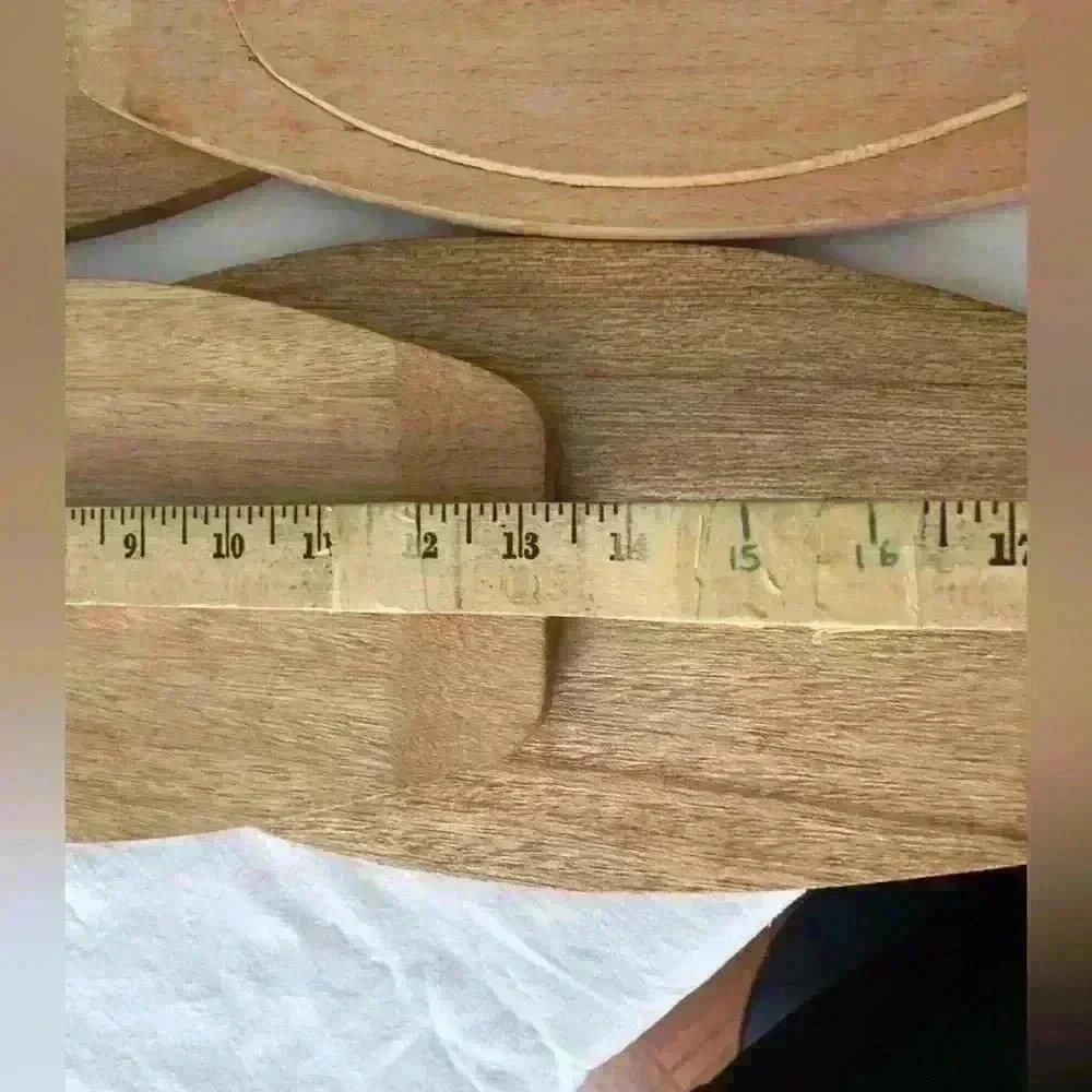 VTG lot steak aluminum plates and wooden bases Made in Japan - Picture 14 of 14